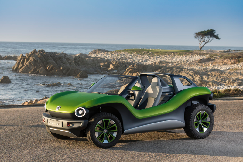 Illustration for article titled VW's Electric Dune Buggy Finally Made It To The Beach